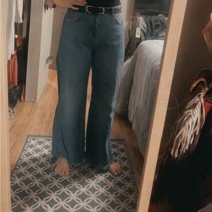 Free people wide leg jeans